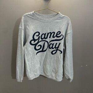 SweetHoney Gray 'Game Day' Sweatshirt